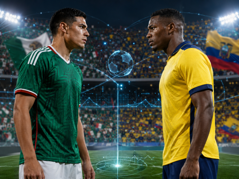 La IA predice quién será el ganador de México vs Ecuador en los 16avos