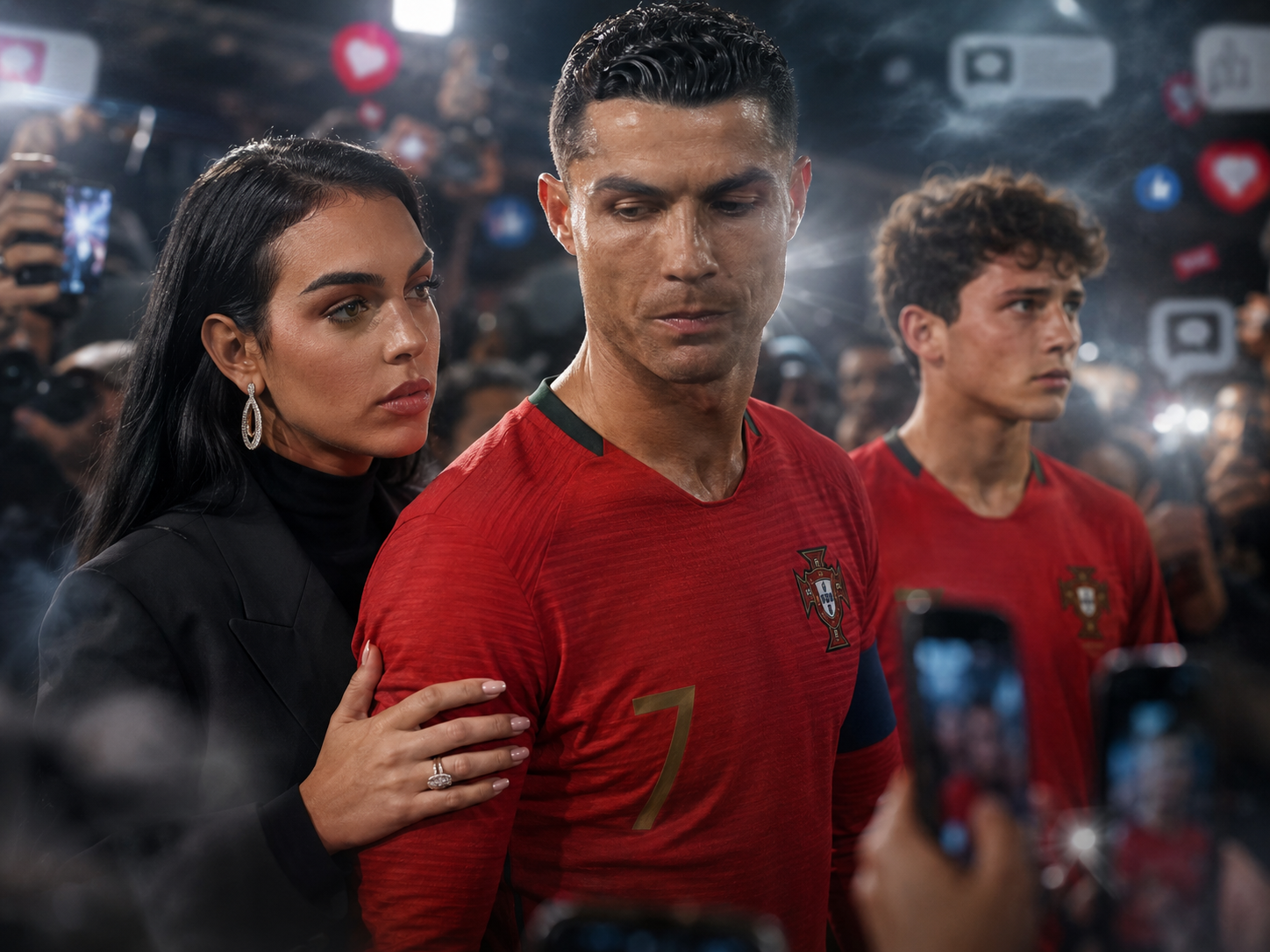Georgina salió a defender a Cristiano tras críticas de Joao Neves
