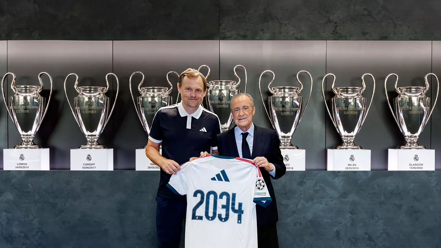 Real Madrid y Adidas renovaron su vínculo hasta 2034. Foto: X (@realmadrid)