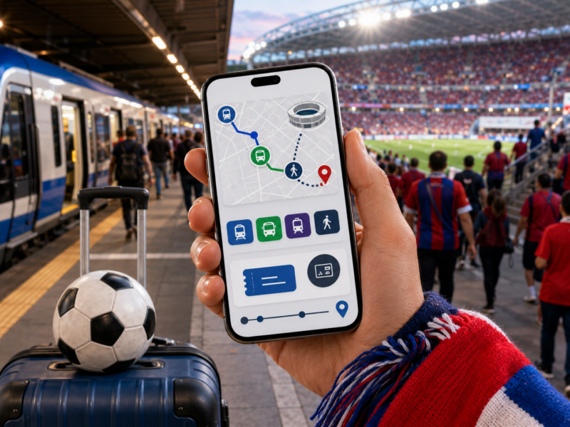 Guía Mundial 2026: cómo llegar al estadio sin depender de Uber
