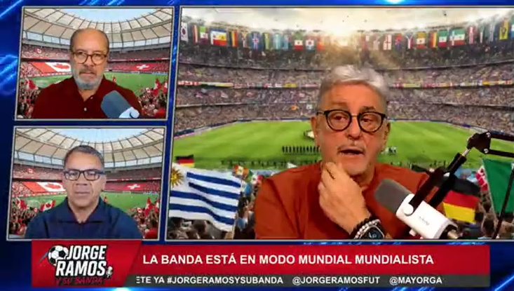 Jorge Ramos y su Banda. Polémica por reglamento de la FIFA.