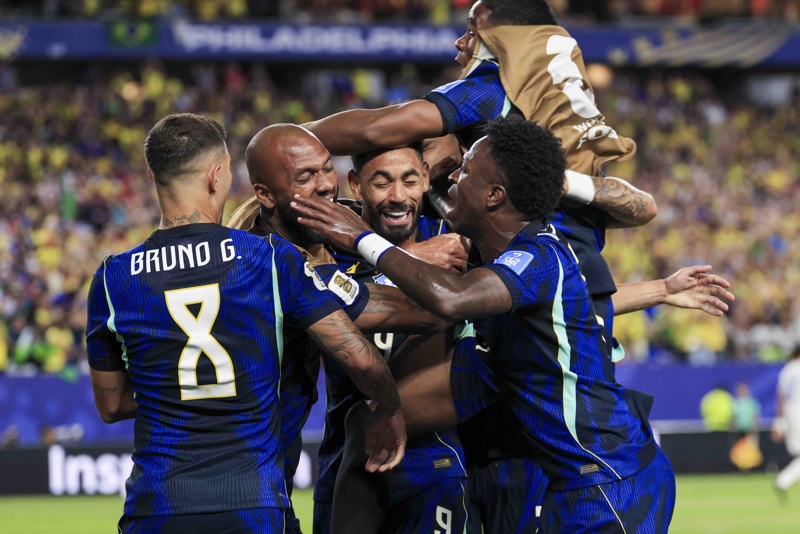 Brasil golea a Haití con Vinícius Jr. como protagonista