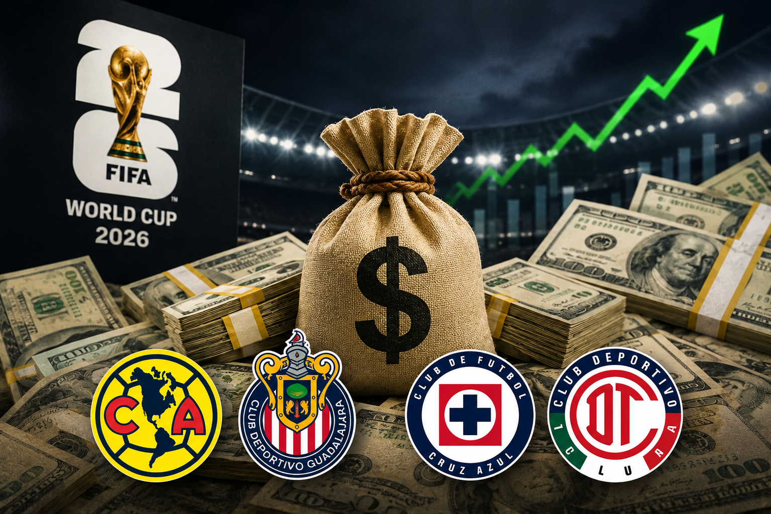 Liga MX: ¿Qué equipo ganará más dinero por el Mundial 2026?