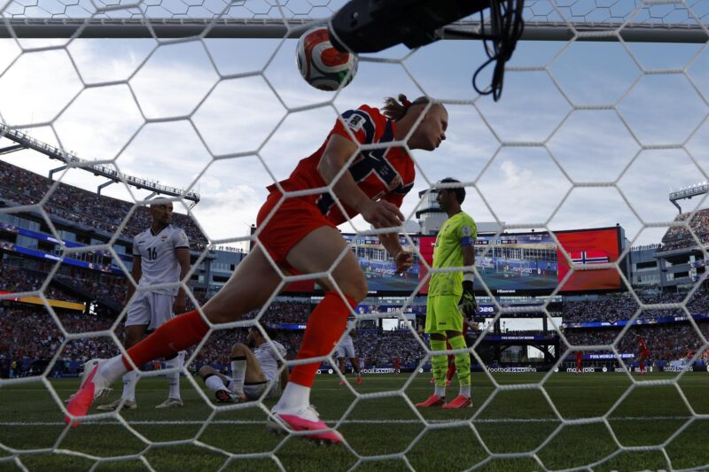 Así quedó la tabla de posiciones del Grupo I, tras victoria de Francia Erling Haaland celebra su primer gol y el primero de Noruega ante Irak en el Mundial 2026 en Boston. EFE/EPA/GREG M. COOPER
