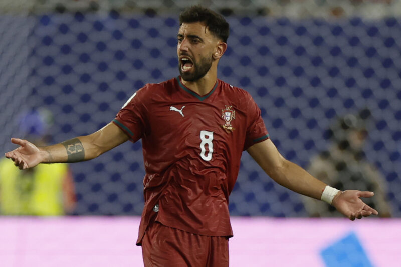 Los partidos del Mundial 2026 que se juegan hoy este jueves 2 de julio Bruno Borges de Portugal en el partido del grupo K en el Mundial de la FIFA 2026 entre Colombia y Portugal en el estadio Hard Rock de Miami (EE.UU.). EFE/ Alberto Estevez