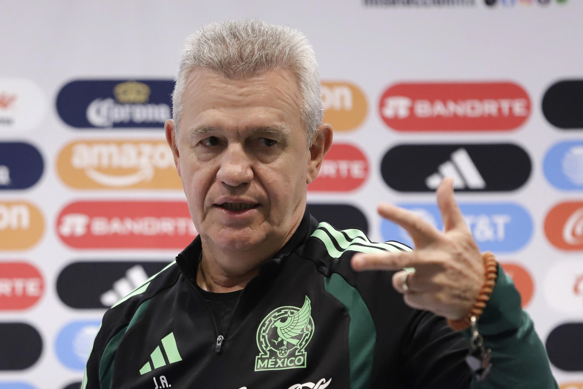 El seleccionador de México, Javier Aguirre. EFE/ Hilda Ríos