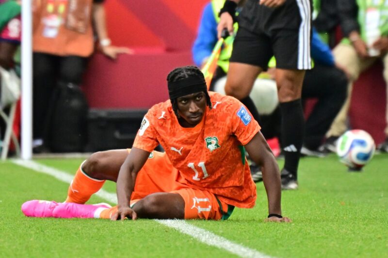 Yan Diomande, de Costa de Marfil. EFE/EPA/EDUARDO LIMA