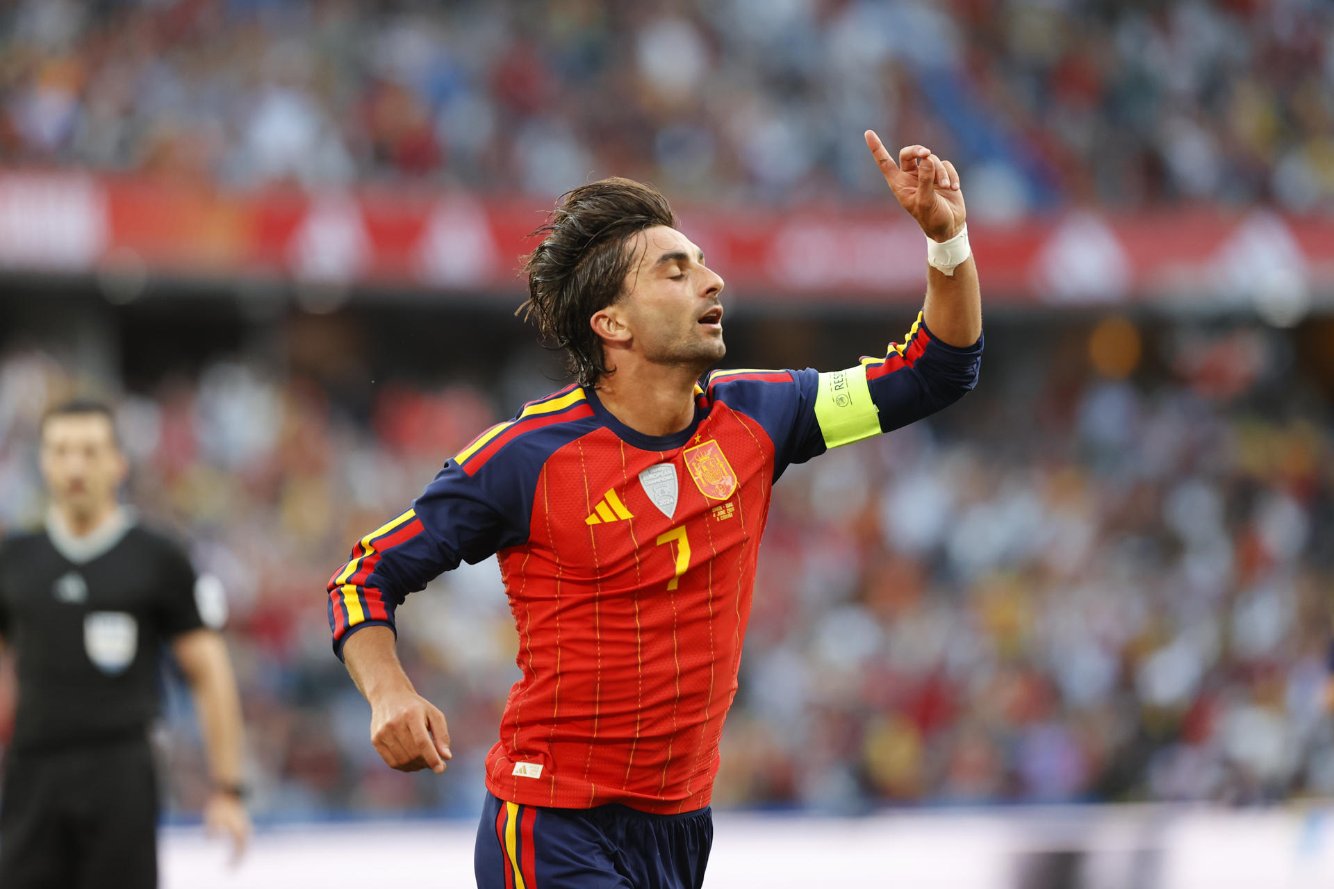 El delantero de la selección española de fútbol Ferrán Torres en foto de archivo de Cabalar. EFE