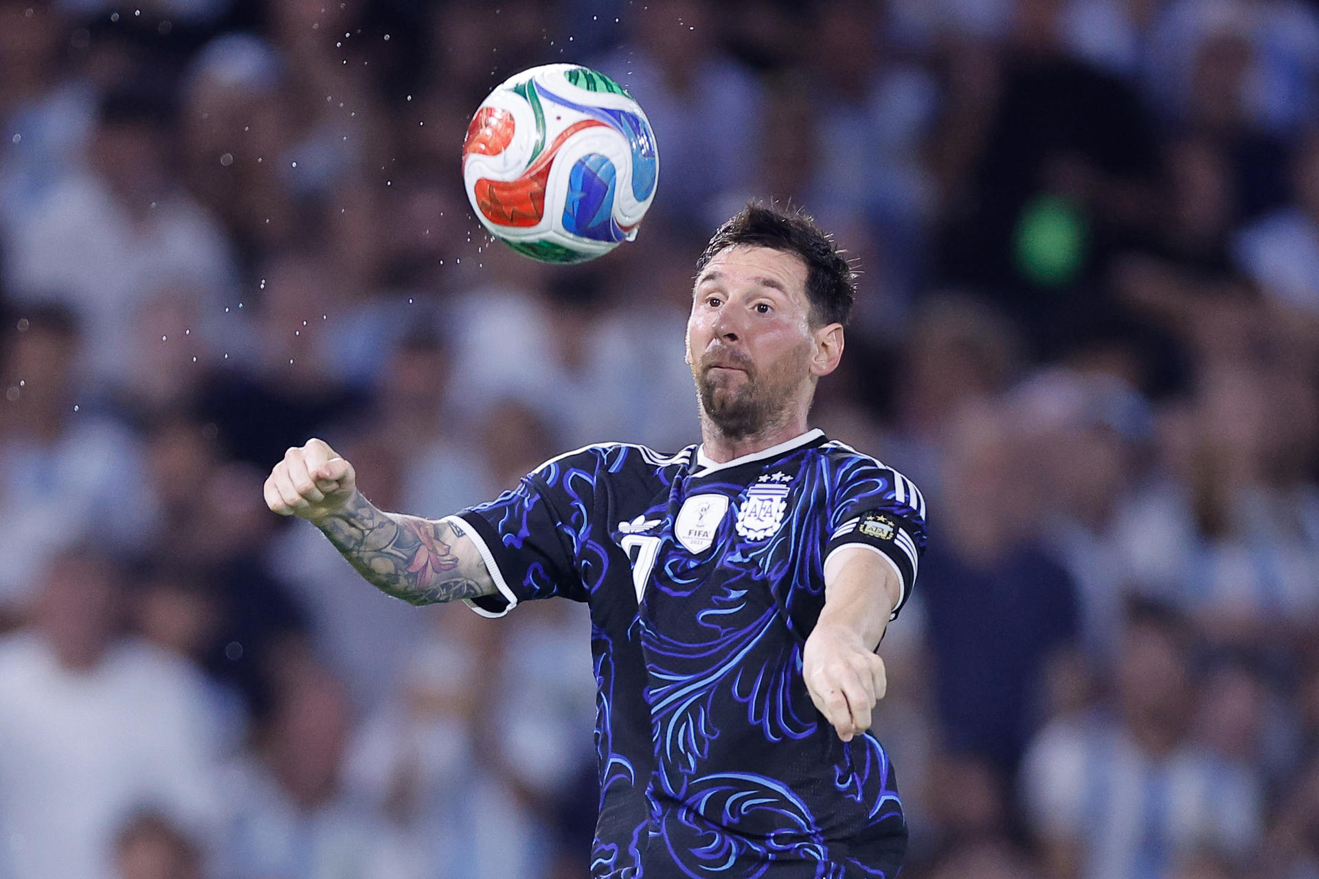 El jugador de Argentina Lionel Messi en foto de archivo de Juan Ignacio Roncoroni. EFE