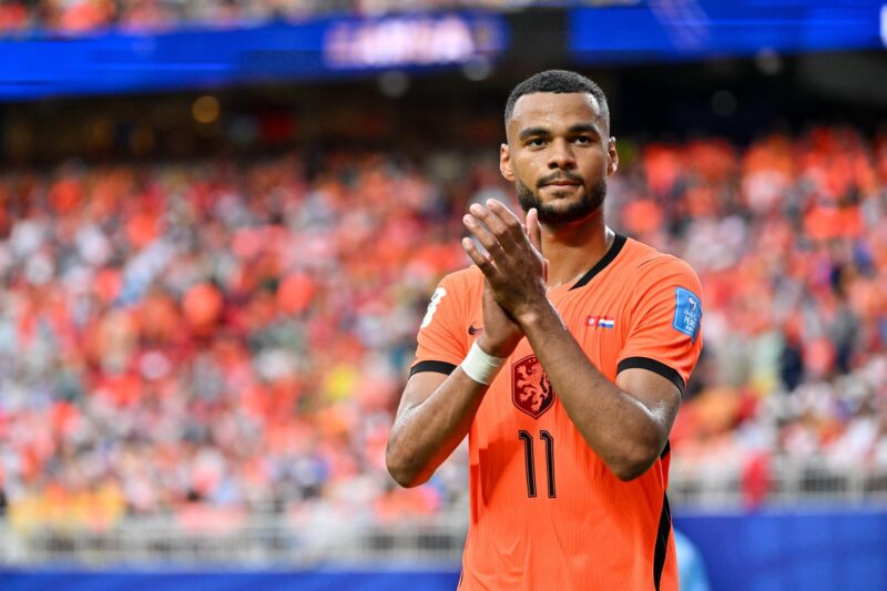 Cody Gakpo, jugador de la selección de Países Bajos. EFE/EPA/AMY KONTRAS