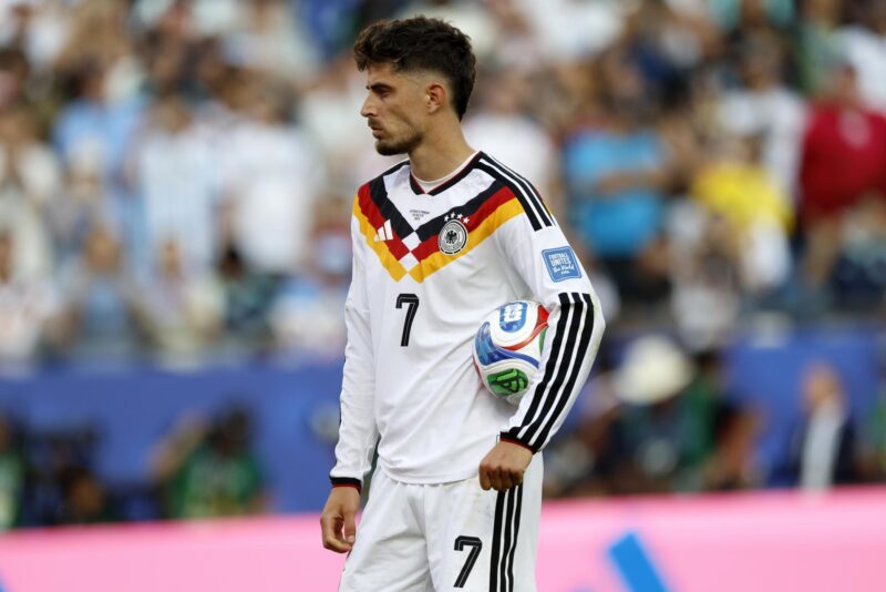 Así queda el palmarés de los Mundiales después de victoria de España Kai Havertz, jugador de Alemania. EFE/EPA/GREG COOPER
