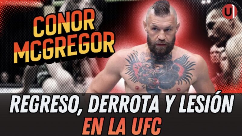 El regreso de Conor McGregor terminó en una pesadilla