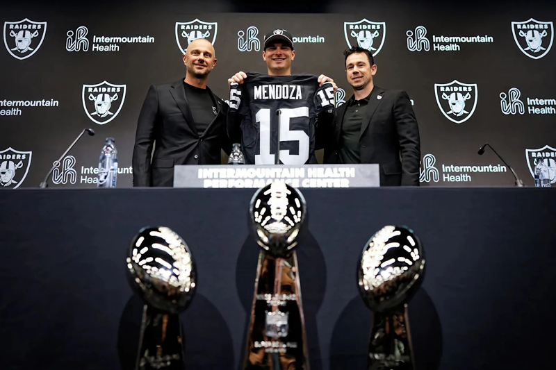Fernando Mendoza firma con los Raiders por 57.2 MDD como 1° del Draft