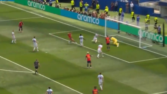 Al medio tiempo, España empata con Bélgica en Stadium Los Angeles