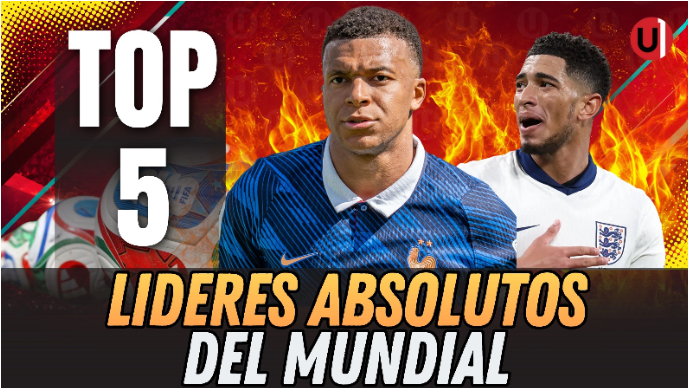Los cinco líderes absolutos en la fase final del Mundial 2026