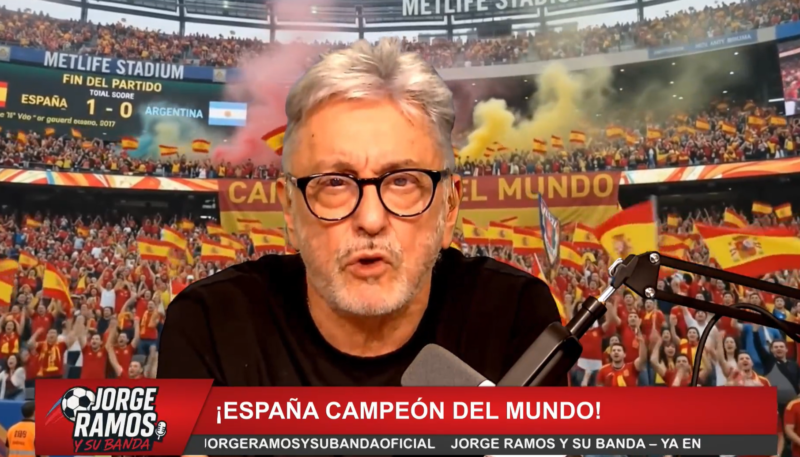 “Solo hubo un equipo”: Jorge Ramos analiza el título de España
