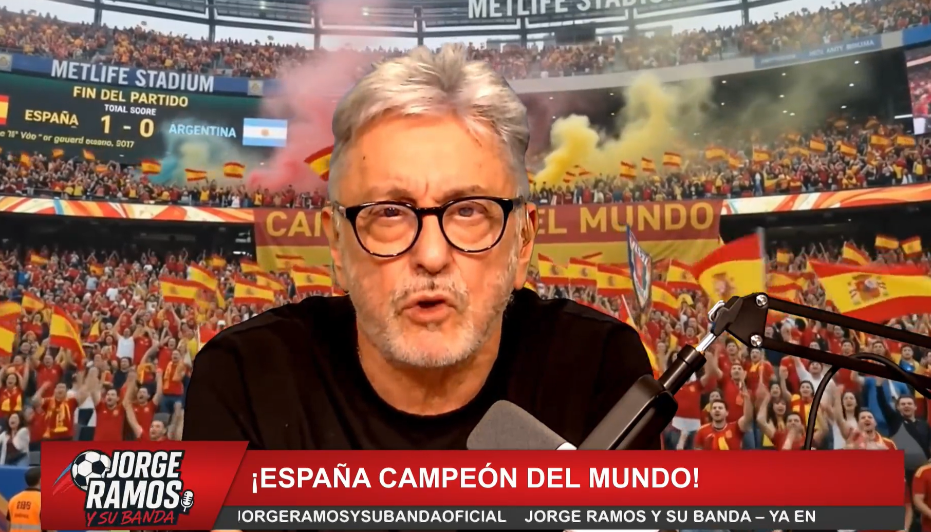 “Solo hubo un equipo”: Jorge Ramos analiza el título de España
