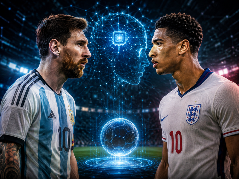 La IA revela quién será el ganador entre Inglaterra y Argentina