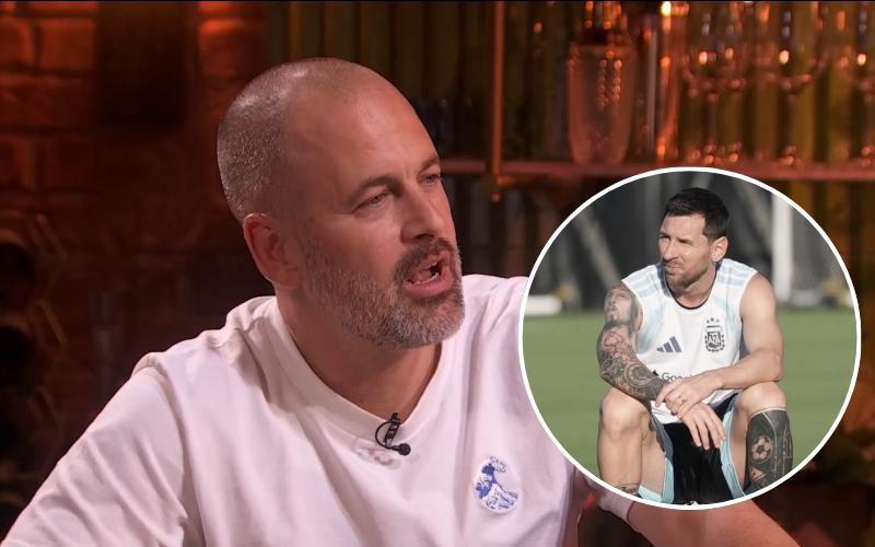 Joe Cole habla sobre Lionel Messi. Captura de pantalla.