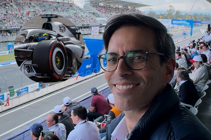 Diego Mejía en F1 - Vía Instagram