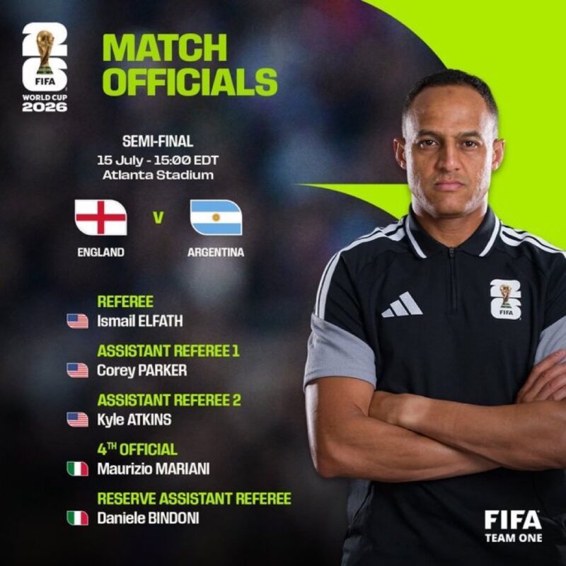 ¿Otro regalo para Messi? El árbitro para el Argentina vs. Inglaterra ¿Otro regalo para Messi? El árbitro para el Argentina vs. Inglaterra