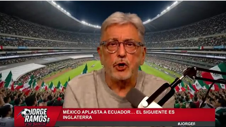 Tras la histórica victoria de México ante Ecuador en los dieciseisavos de final del Mundial 2026, Jorge Ramos elogió a la escuadra dirigida por Javier Aguirre.