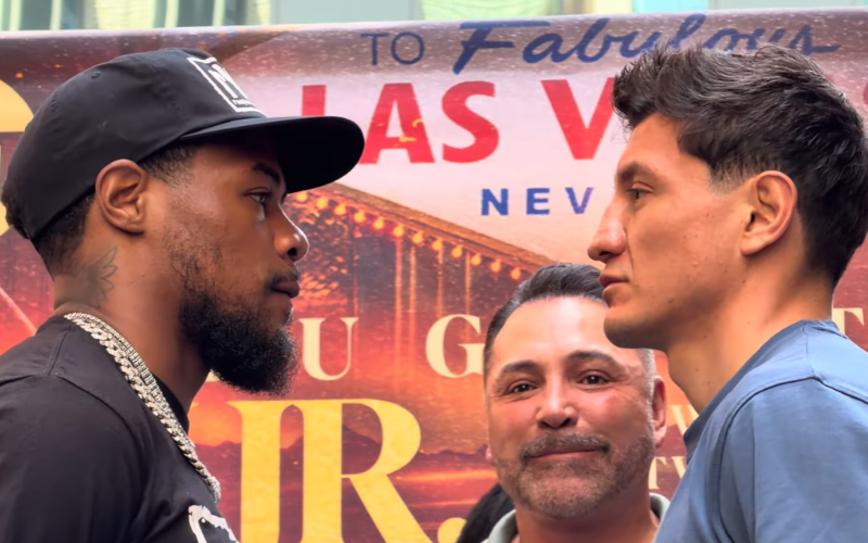 Careo entre Lamont Roach Jr. y William Zepeda. Captura de pantalla.