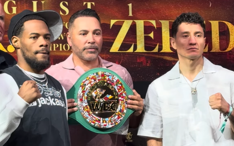 Lamont Rocha Jr. vs William Zepeda. Captura de pantalla.