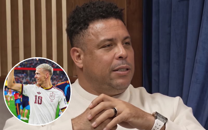 La predicción de Ronaldo Nazário para la final del Mundial. Captura de pantalla.