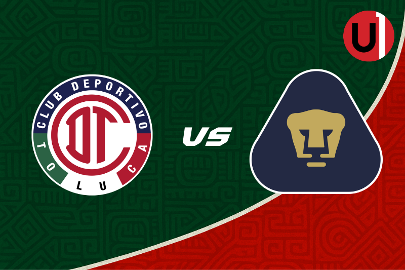 Toluca vs Pumas EN VIVO: Dónde ver, horarios y alineaciones