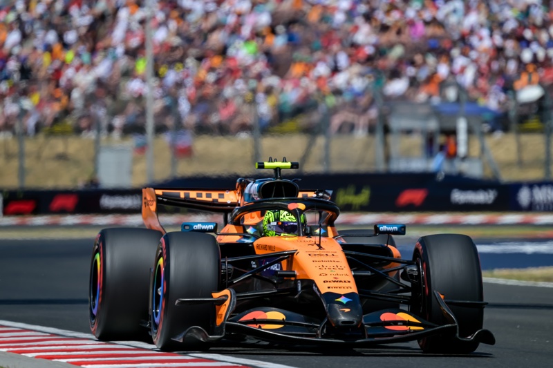 Lando Norris le gana la 'pole' a Hamilton por 12 milésimas en Hungría