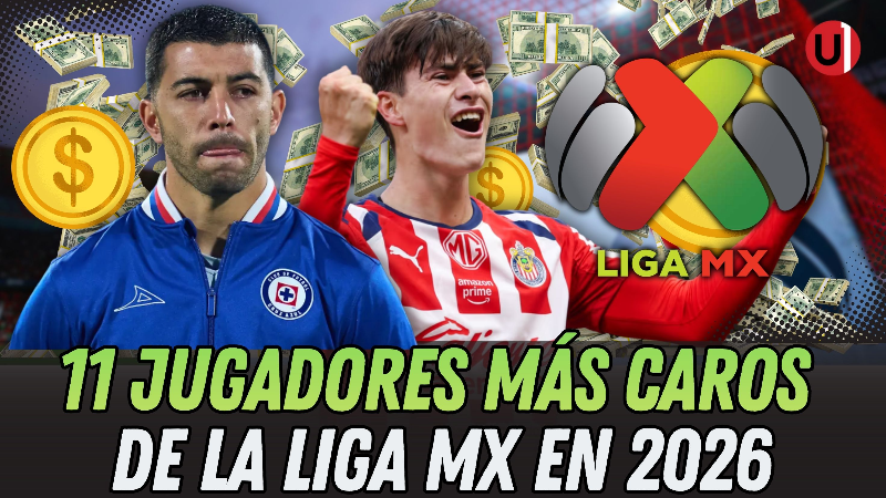 Lista definitiva: Los 11 jugadores más caros de la Liga MX en 2026