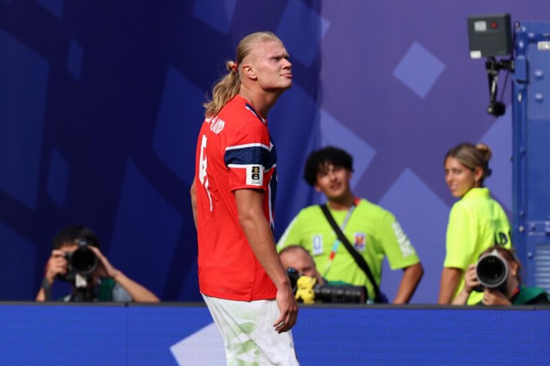 Erling Haaland, delantero y goleador de Noruega. EFE/EPA/OLGA FEDOROVA