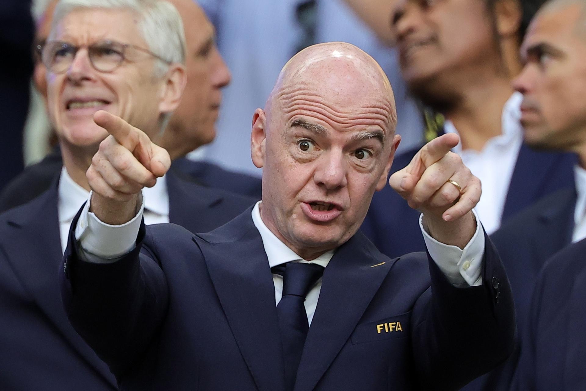 El presidente de la FIFA, Gianni Infantino en foto de archivo de CRISTOBAL HERRERA-ULASHKEVICH. EFE/EPA