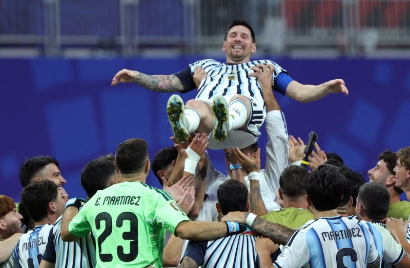 Lionel Messi, capitán y figura de la selección de Argentina. EFE/EPA/CRISTOBAL HERRERA-ULASHKEVICH