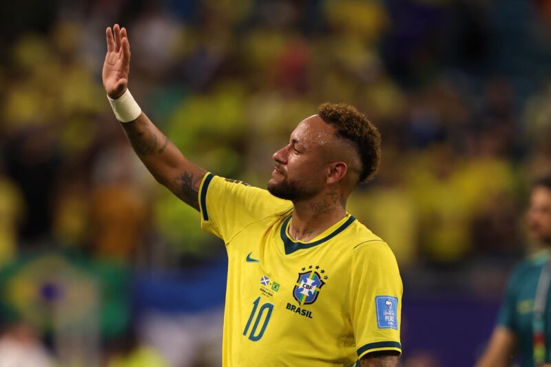 El jugador brasileño Neymar Jr. durante un partido del Mundial 2026. EFE/EPA/CRISTOBAL HERRERA-ULASHKEVICH