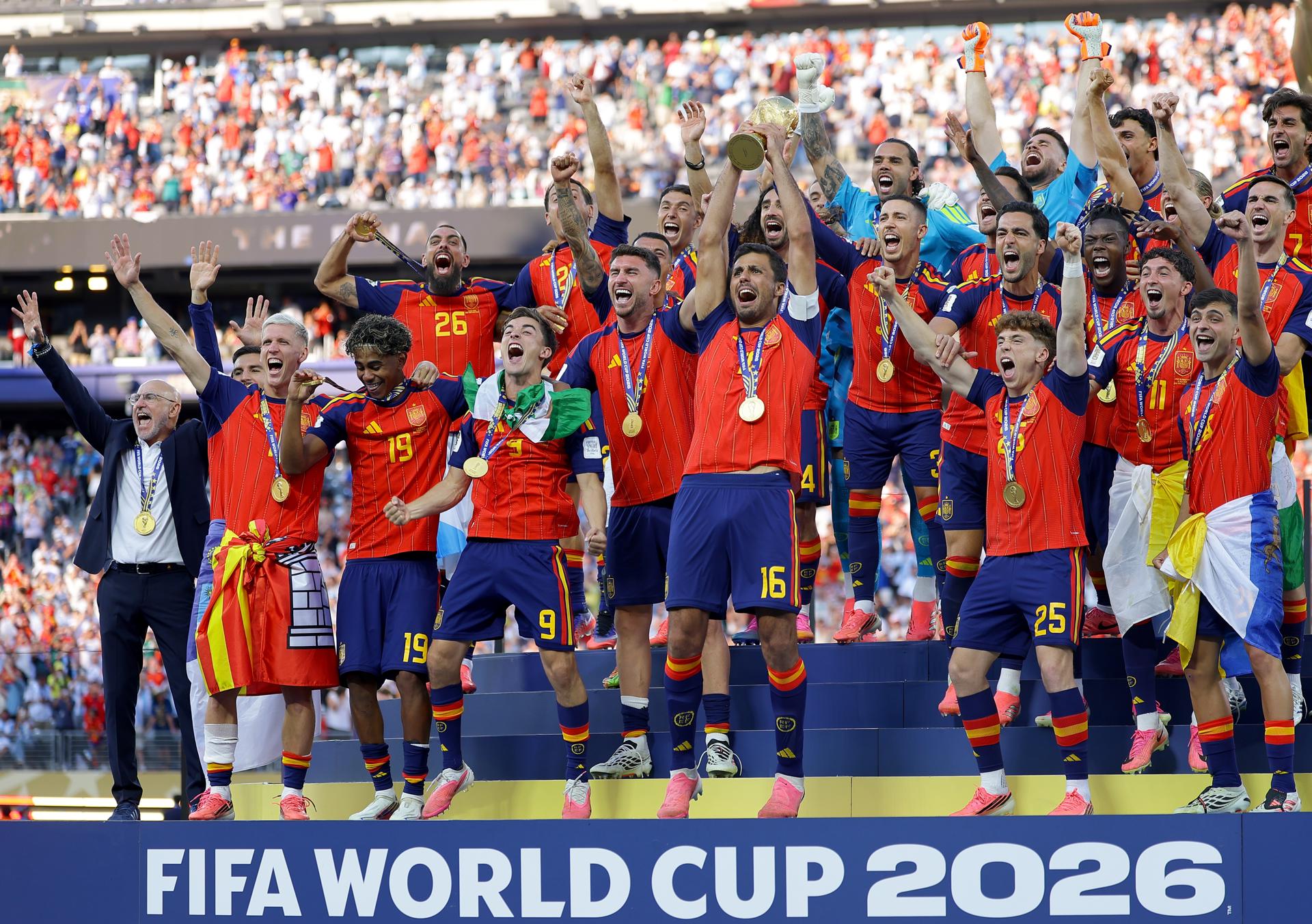España celebra la conquista de su segunda Copa del Mundo