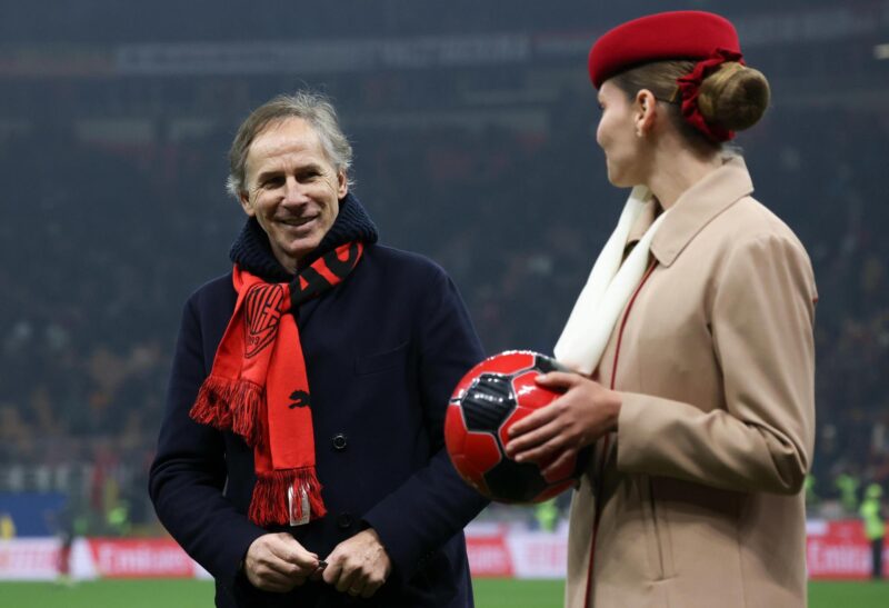 Fotografía del 15 de diciembre de 2024, en la que puede verse a Franco Baresi, durante la celebración del 125º aniversario del AC Milan. EFE/ROBERTO BREGANI