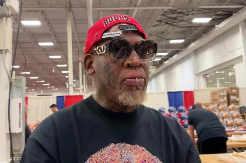 Dennis Rodman, exestrella de la NBA