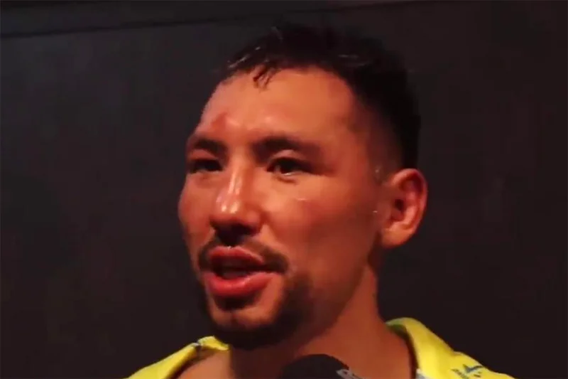 Janibek Alimkhanuly, excampeón mundial unificado de peso mediano