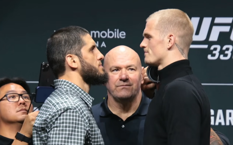UFC 330: Islam Makhachev vs. Ian Machado Garry. Captura de pantalla.