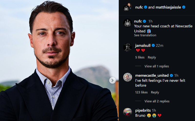 Matthias Jaissle, nuevo entrenador del Newcastle. Captura de pantalla.