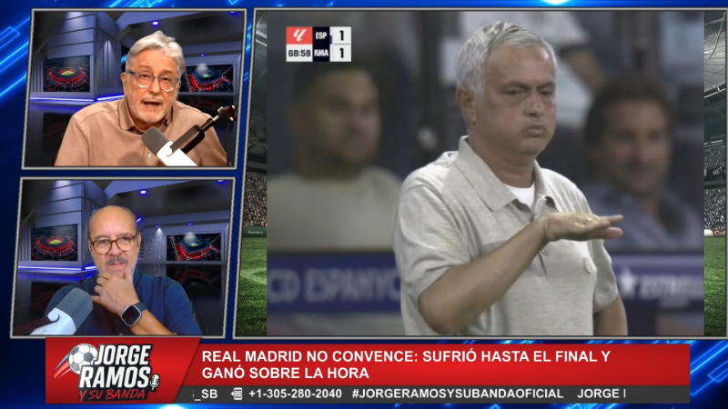 Jorge Ramos y su Banda analizan la victoria del Real Madrid ante el Espanyol.