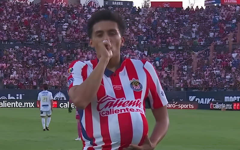 Chivas golea al Atlético San Luis. Captura de pantalla.
