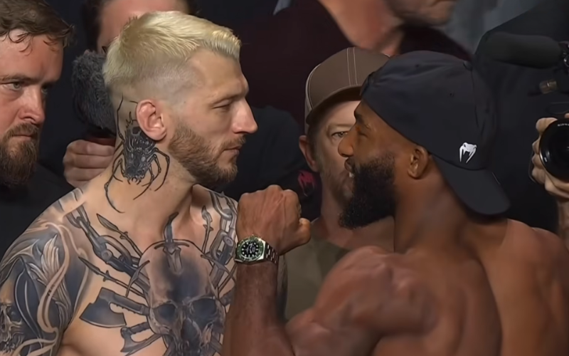 UFC, Dan Hooker vs. Salahdine Parnasse. Captura de pantalla.