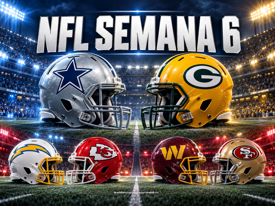 Nfl Channel NFL Semana 6: calendario, horarios ET y partidos destacados - UNANIMO ...